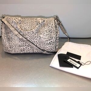 NWT Alexander Wang Pebbled Leather Rocco Bag White & Black